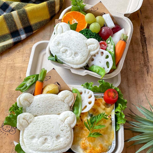 可愛いお弁当を旦那に持たせる嫌がらせ弁当「リラックマサンドイッチ編」
