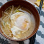 落とし卵ともやしの味噌汁#簡単#朝ご飯#一人ご飯