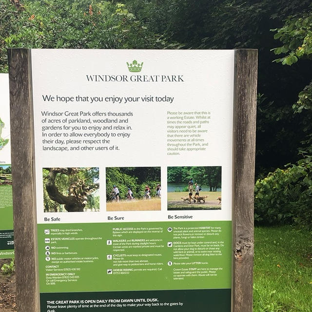 女王陛下のお膝元「Windsor Great Park」と今夜は「ローストポーク」