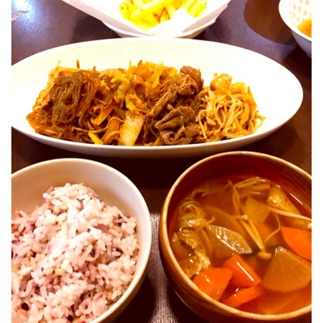 昨日の晩ごはん