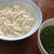 今朝の麺は「ニラカレー釜揚げうどん」