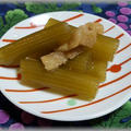 カボチャの葉茎煮