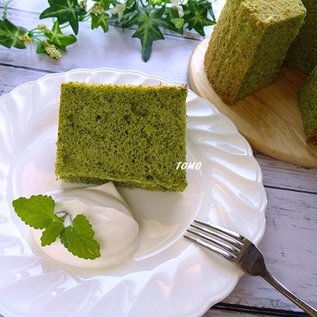 ぐんまクッキングアンバサダー♪ほうれん草嫌いさんにも！群馬県産ほうれん草のシフォンケーキ