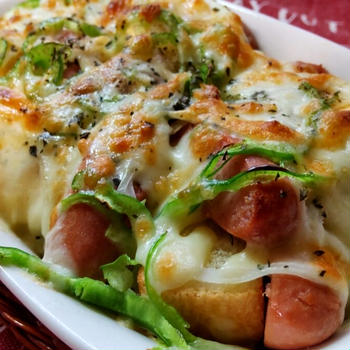 カラッと揚げた食パンをパパッとチーズ焼き🍞🧀