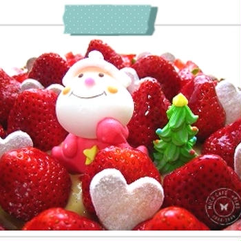 * こんな時期にクリスマスケーキ * web拍手について *