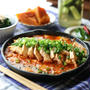 韓国風❤️鶏肉のピリ辛キムチ煮込み