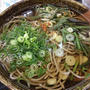 朝ごはんに「山菜そば」