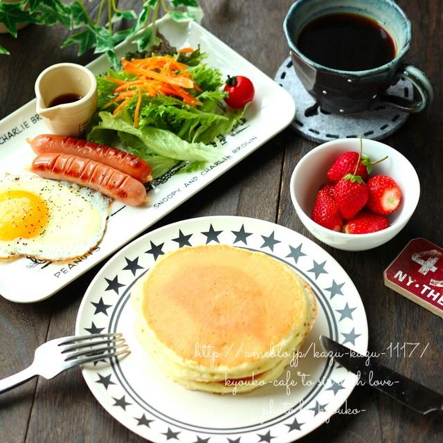 朝カフェ☆パンケーキモーニング･コキア