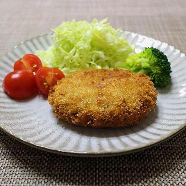 ミンチカツとポトフ風の具だくさんスープ