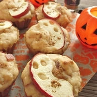 リンゴースト！！りんごバターカップケーキ✿ハロウィンバージョン☆スパイス大使☆