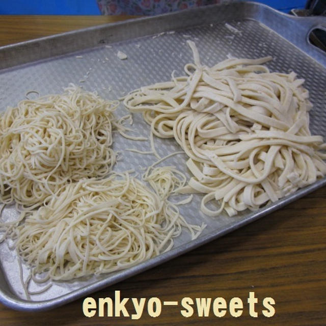 学童にて☆手打ちうどん作り