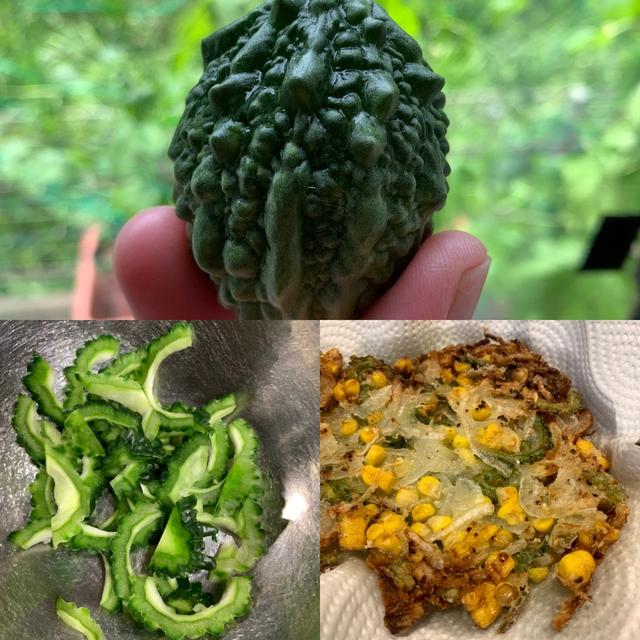 ゴーヤのかき揚げ