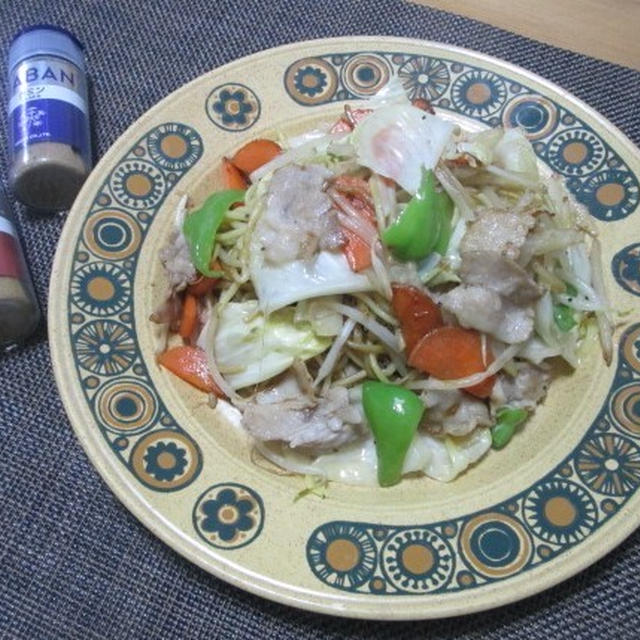 スパイスで減塩！野菜たっぷり焼きそば