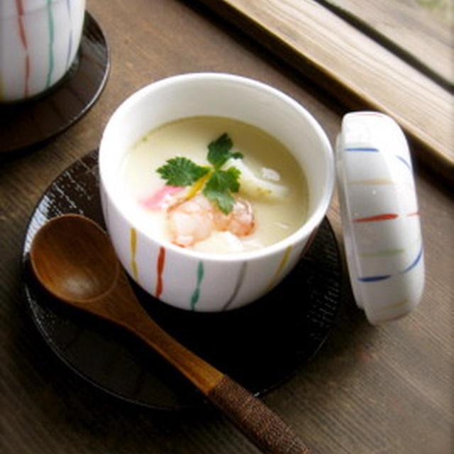 基本の茶碗蒸し CHAWAN-MUSHI (Japanese Egg Custard)