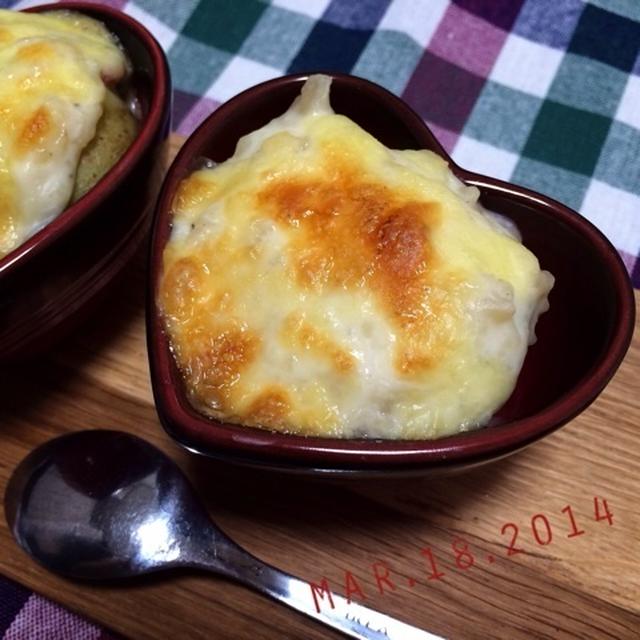 #アボカドと新じゃがのグラタン