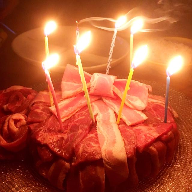 【父の日〜ひとり映画とお肉ケーキ！】