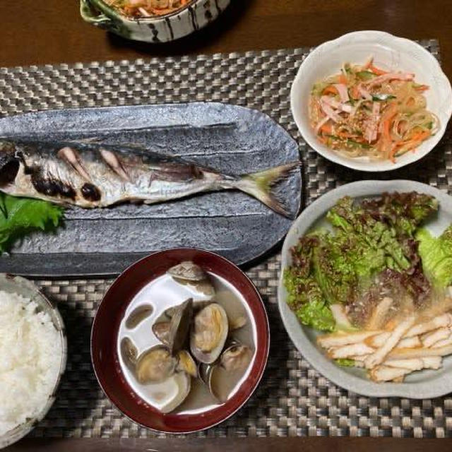 鯵の塩糖水漬けとためしてガッテン流ふっくらあさりのお味噌汁