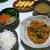 ありもので、鯖キムチ。