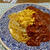 キーマカレーのオムパスタ（創作パスタ）