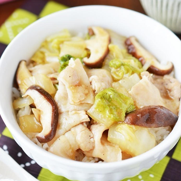 【400kcal以下】一日の1/2以上の野菜が摂れる。低カロリーな中華丼のレシピの画像