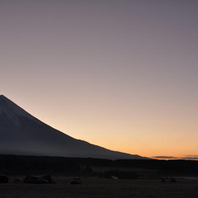 富士はあけぼの。・・・ふもとっぱら＠朝霧高原2012年11月23～25日