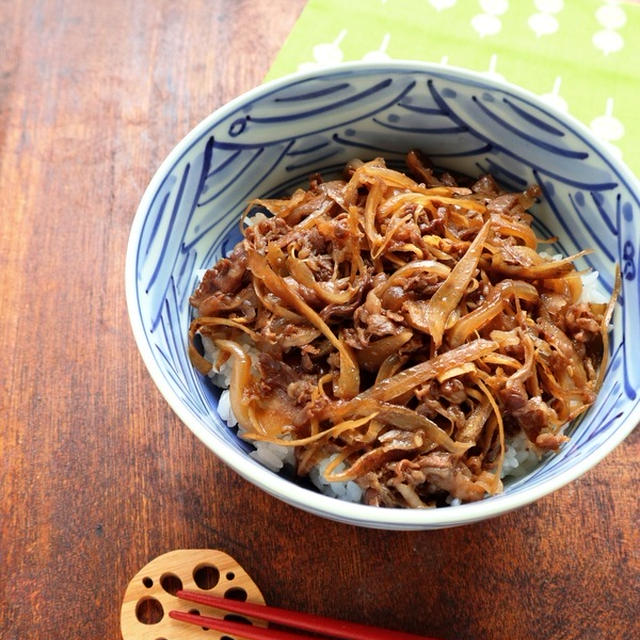 【掲載】シャキシャキごぼうのスタミナ牛丼【#フーディストノート　#牛丼】