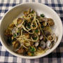 あさりとにらのパスタ