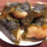 大和芋（山芋）の磯辺揚げ