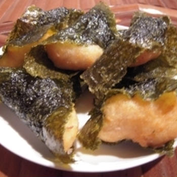 大和芋（山芋）の磯辺揚げ