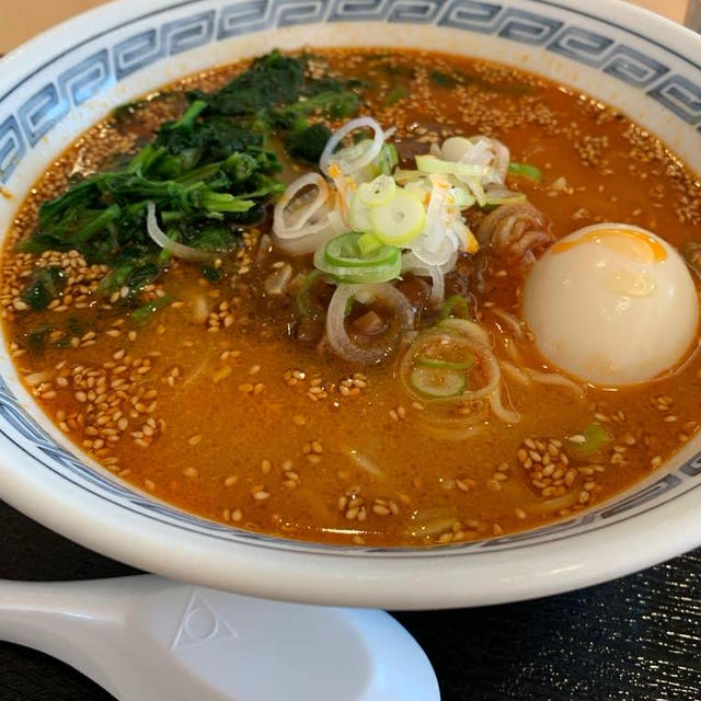県立新発田病院食堂　坦々麺美味しかったです。