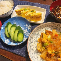 夫が救急搬送されました＆ムネ肉チャプチェ
