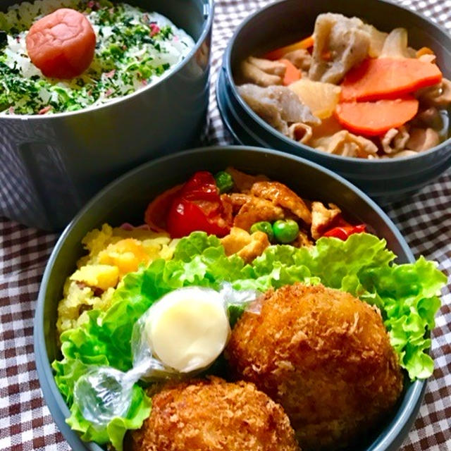 今日の旦那弁当(*^^*)