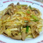 ホルモン野菜炒めうどん