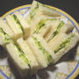 今日の一皿《キューカンバー・サンドイッチ》 Cucumber sandwitches