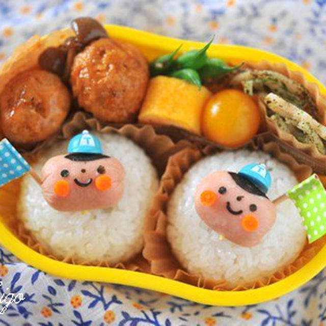 男の子ウインナーのお弁当