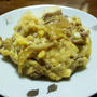 豆腐と挽き肉の卵とじ丼