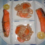 蓮根のきんぴらと鮭の塩焼き