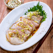 シンプルに食べよう「鯛の和風カルパッチョ」&「丹波篠山で食べた夕食は」