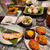 お月見メニューの夕食と我家のうさぎ君
