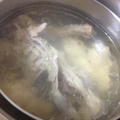 手作り鶏がらスープでそばの実がゆ＆近況