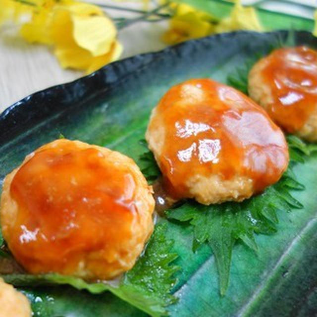 照り焼きつくね♪タレまでレンジで完成