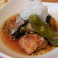 鶏唐と夏野菜のさっぱり仕立て