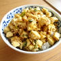 ピリ辛コク胡麻♪エリンギくるみ丼