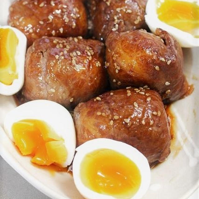 肉巻きおにぎり　息子弁