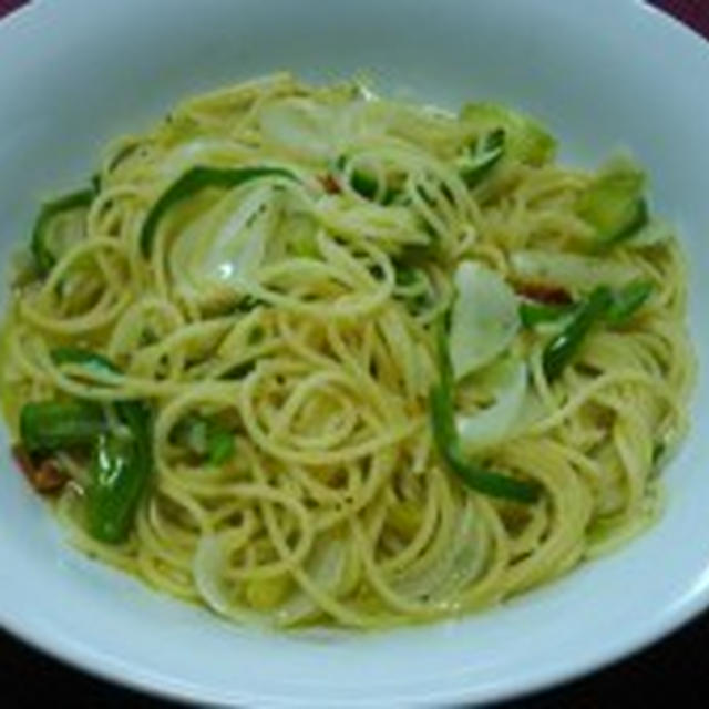 塩ラーメンのパスタ