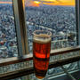 天上340メートルのビール