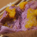 ハロウィンな紫芋パン