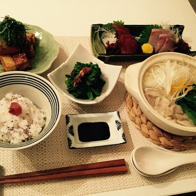 鶏こんにゃくうどんとか