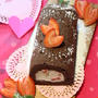 バレンタイン　チョコロールケーキ