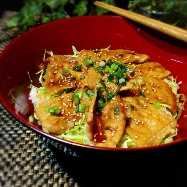 時短！簡単！☆ぶた丼☆と、オーマイガッ！